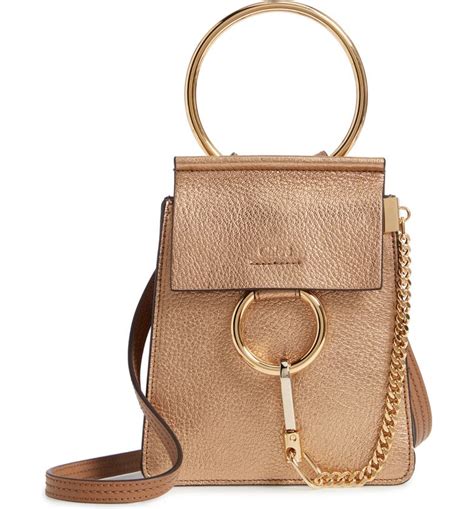 chloe small leather bracelet bag|chloe faye bag.